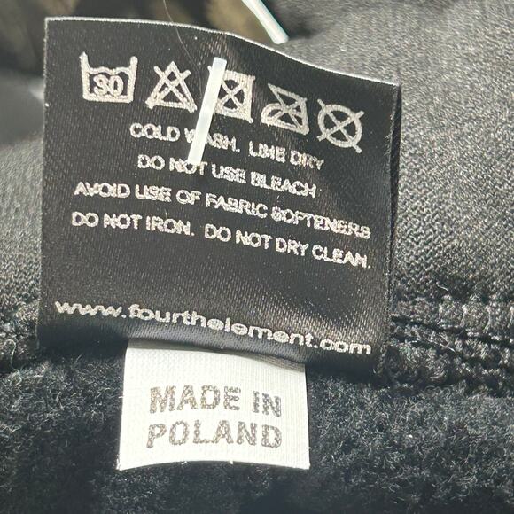 fourth element NWT arctic women's undersuit thermal black leggings US 8-10 short - Picture 6 of 12